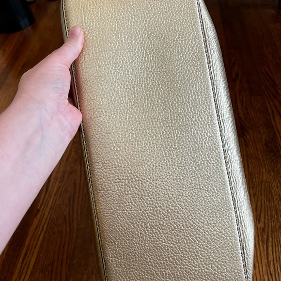 Tory Burch McGraw Tote Metallic Gold - Picture 7 of 13